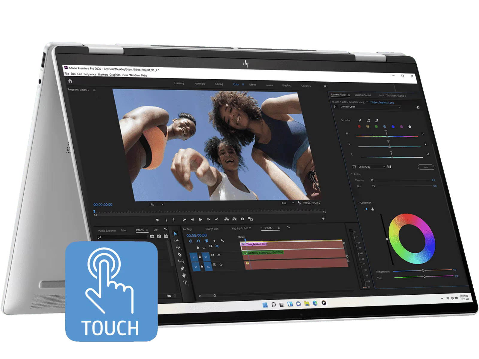 HP Envy x360 16’’ 2 in 1 Ultra 7 16GB 512GB Laptop 16-ac0013TU Silver