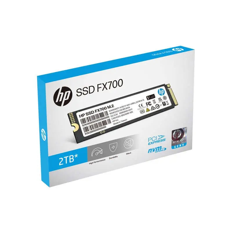 HP FX700 2TB PCIe Gen 4x4 M.2 NVMe 2.0 SSD 7200MB/s & 6200MB/s Low consumption