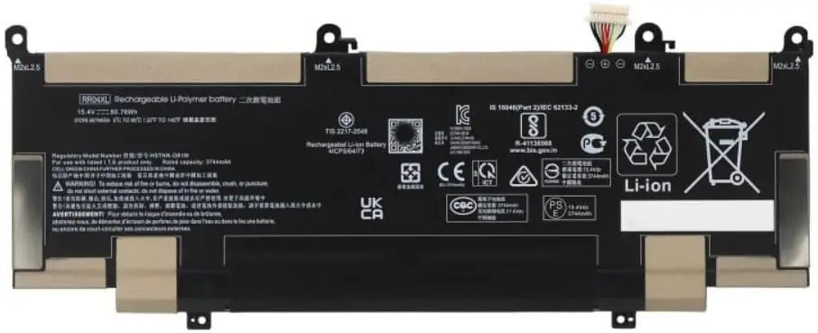 HP RR04XL 15.4V 60.76Wh/3744mAh for Spectre X360 13-aw0005tu TPN-Q225 Battery