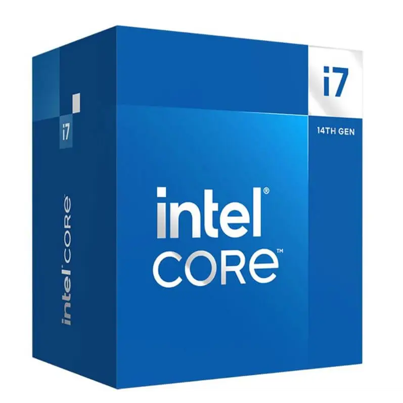 Intel i7 14700KF CPU 4.3GHz (5.6GHz Turbo) 14th Gen LGA1700 20-Cores 28-Threads 33MB 125W Graphic Card Required