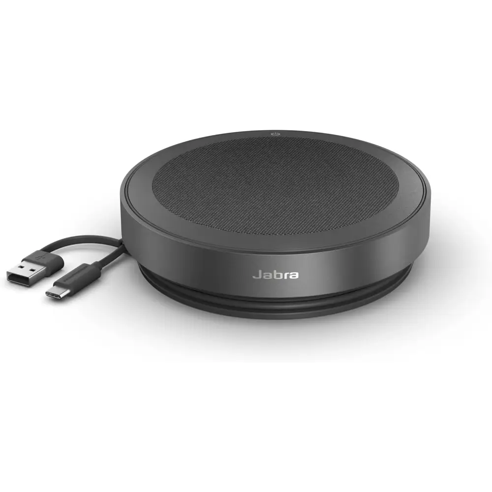 Jabra Speak2 75 Wireless Speaker Phone - Duplex Audio - Noise Cancelling - Teams Cert - IP64 Rated - USB + Bluetooth