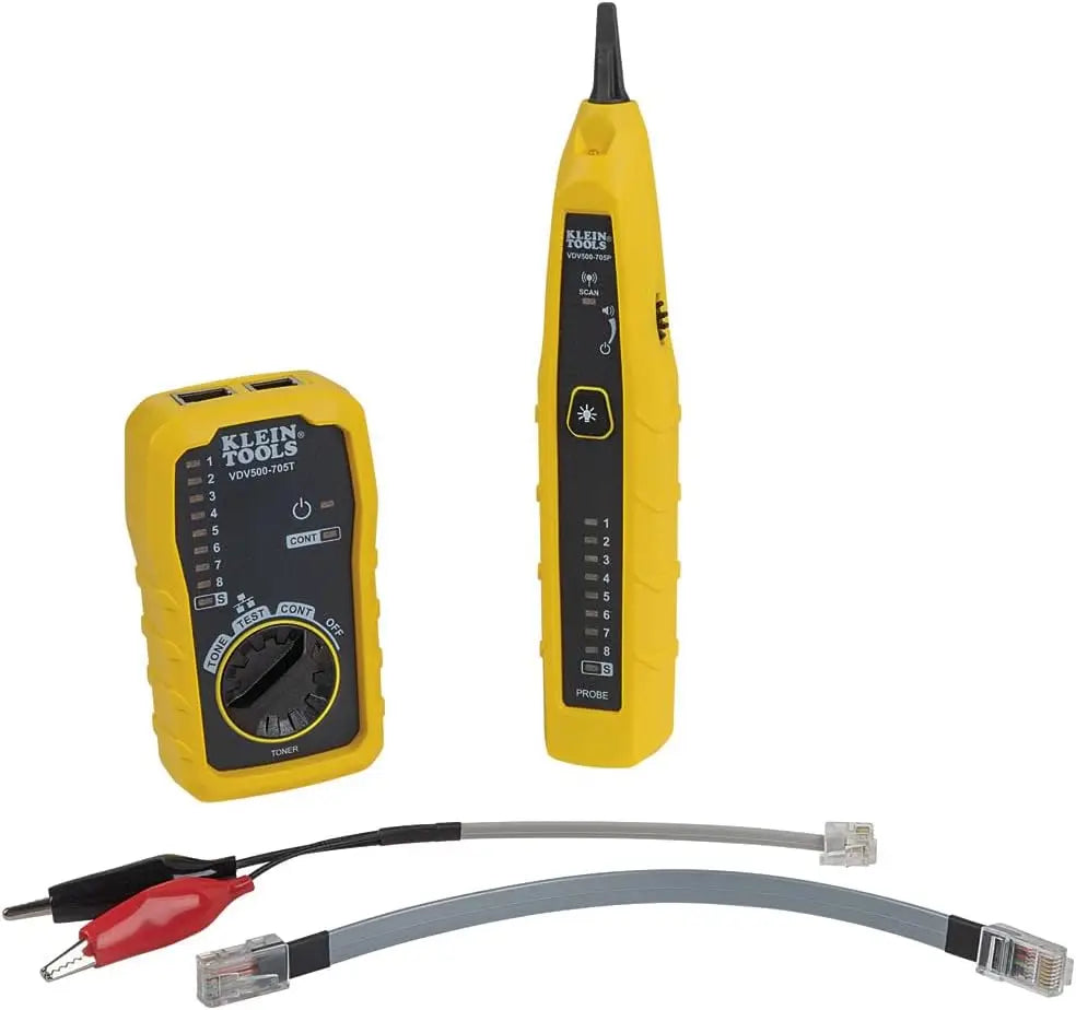Klein Tools VDV500-705 Tone and Probe Test Trace Kit – Wire Toning Tracing Pin-to-Pin Map Testing for Non-Active Lines