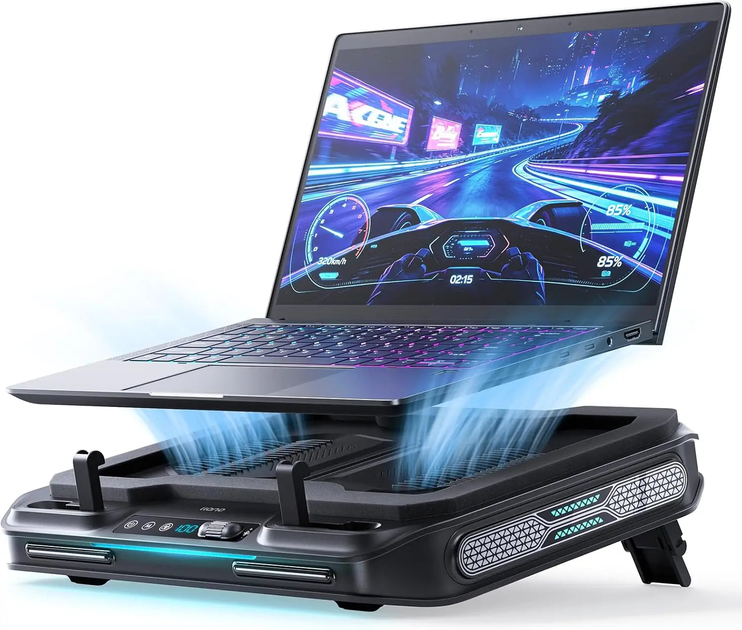 llano V11 Pro Laptop Cooling Pad Gaming Cooler RGB Fan
