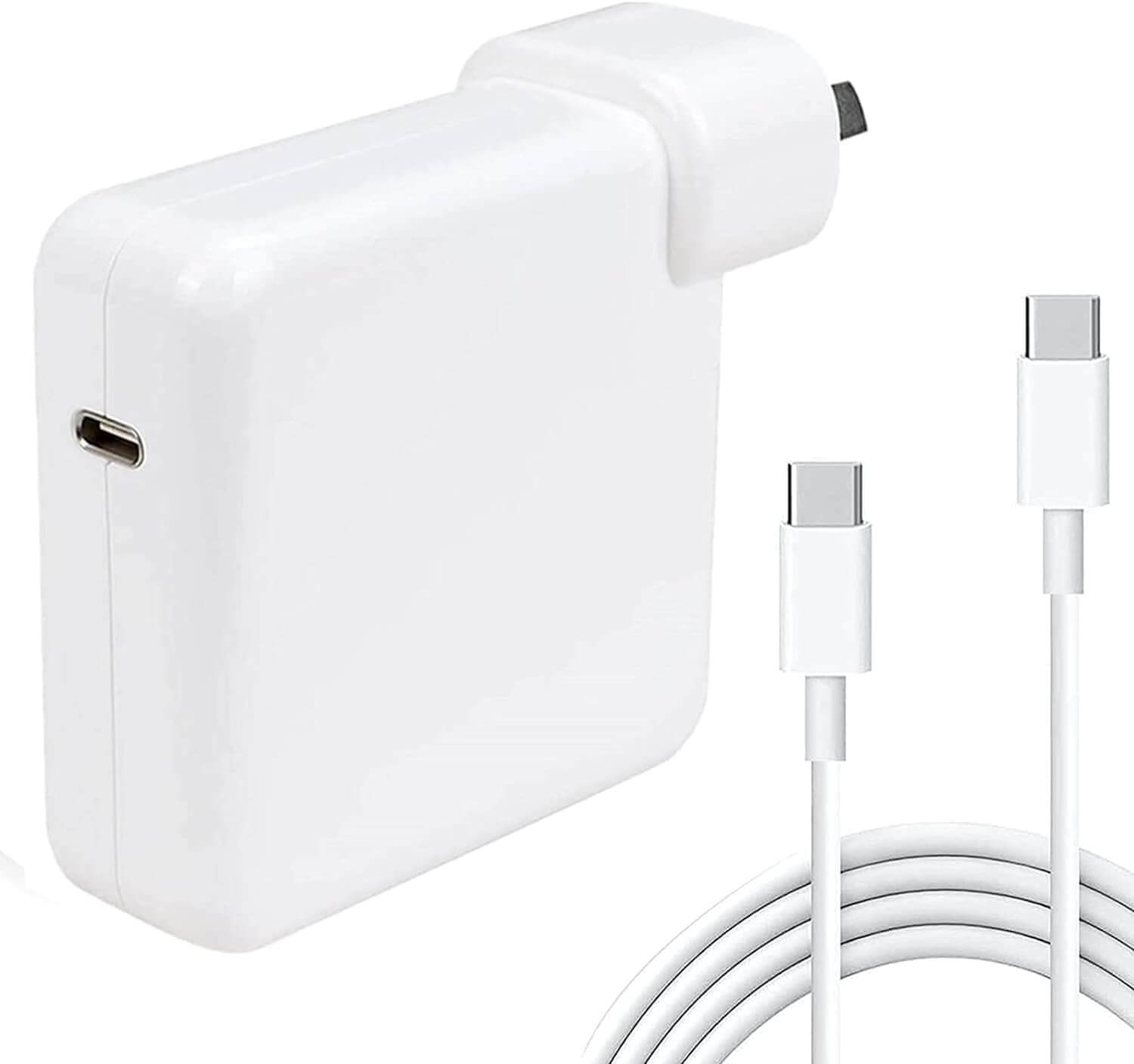 MacBook Pro Charger 96W USB C Fast Chager Compatible with MacBook Pro 16 15 14 13'', MacBook Air 13' New iPad Pro 2021/2020/2019/2018, Included USB C Charge Cable 6.6ft(2m)