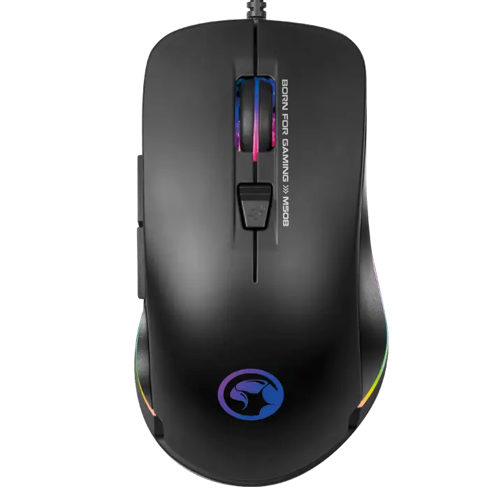 Marvo Scorpion M508 USB PC Mouse Backlit Rainbow LED - 3200dpi - 6 Button