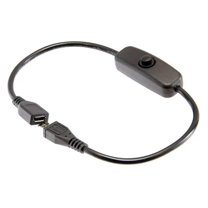 Micro B USB In-line Switch Cable (Female to Male)