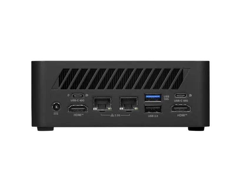 MSI Cubi Z AI 8M with Hawk Point R5 Ryzen 5 8645HS/Up to DDR5/dTPM/2*M.2/2*HDMI/2*USB C 4.0/4*Display/2*LAN/Wifi6E/Card