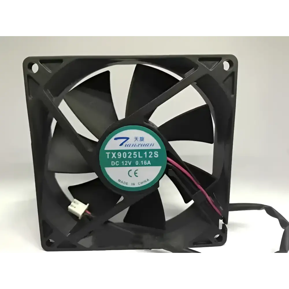 New for tx9025l12s DC 12V 0.16A 9cm 9025 cooling fan 2-wire wine cabinet refrigerator thermostat