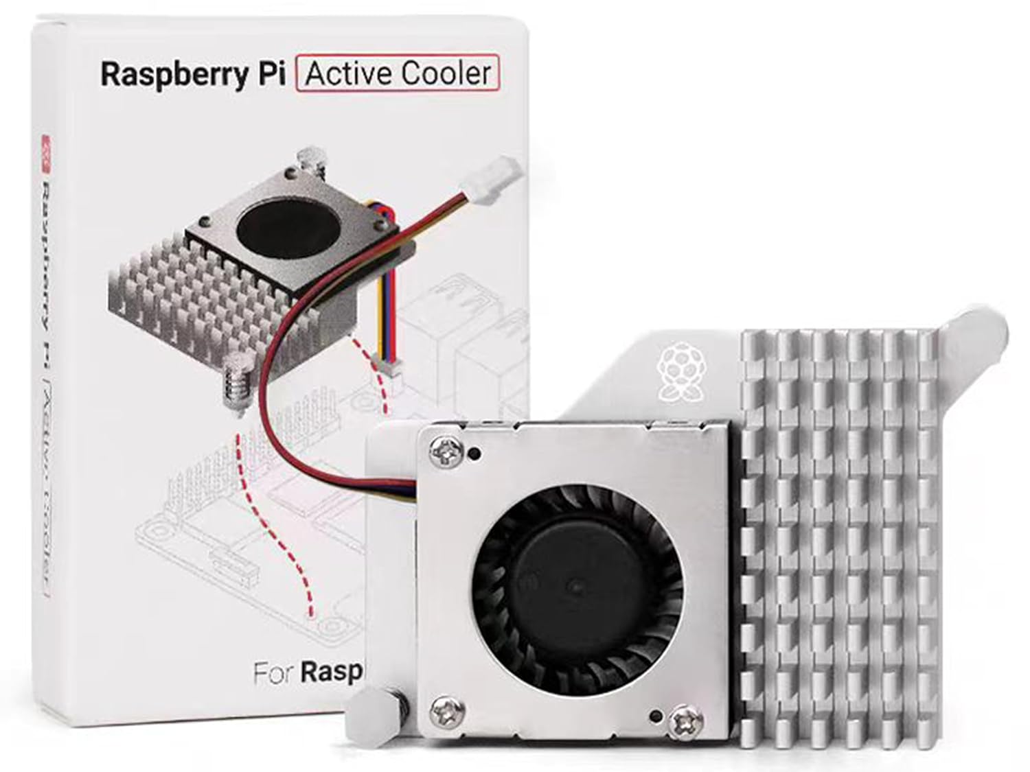 Official Active Cooler for Raspberry Pi 5 Combines an Aluminium Heatsink with a Temperature-Controlled Blower Fan