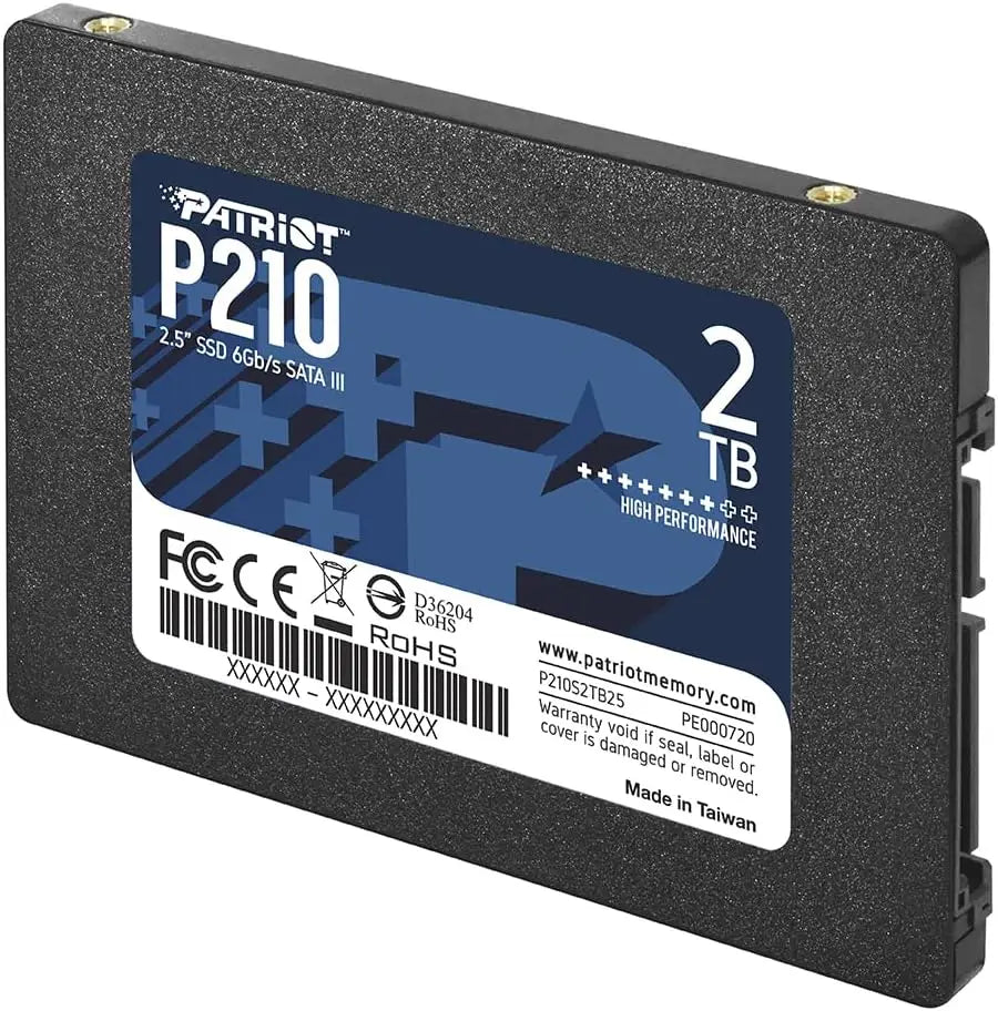 Patriot P210 SATA 3 2TB Internal Solid State Drive 2.5’’ SSD- P210S2TB25