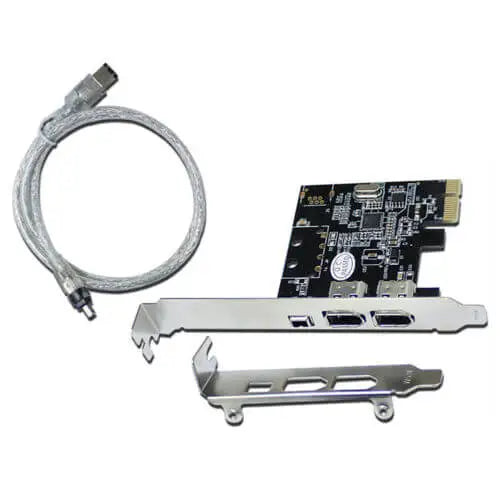 PCI-E 1x to 16x 1394 DV Video Capture Card With 6 Pin 4 Firewire Adapter