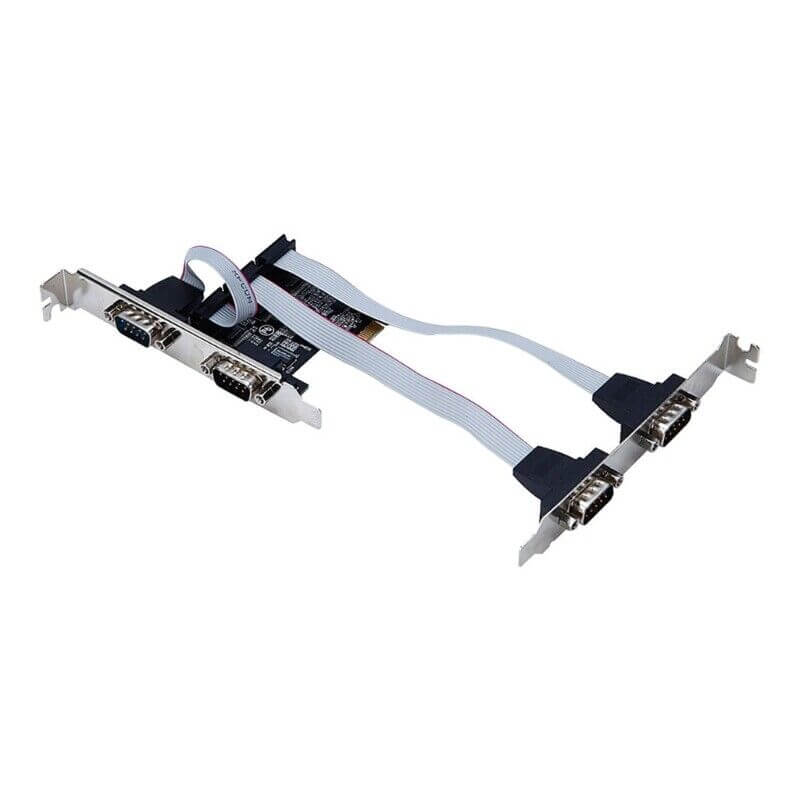 PCIE to Serial Combo Card RS232 & PCIExpress DB25 Printer Parallel Port