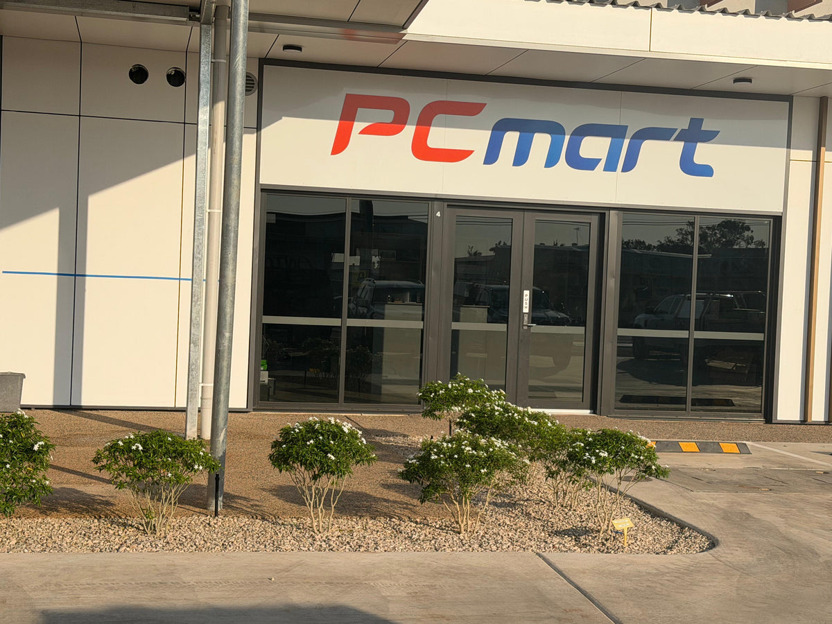 PC Mart storefront and entrance at Unit 4, 20 Berrimah Road