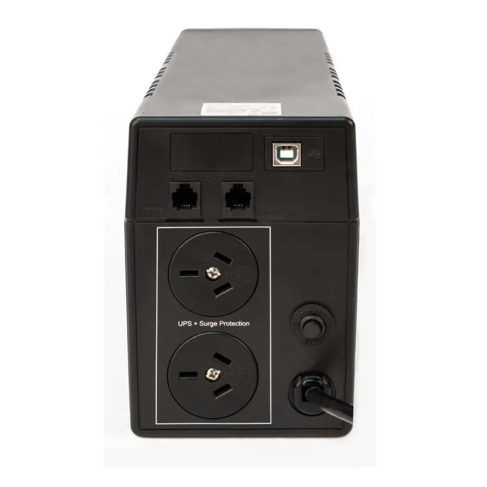 PowerShield Defender 650VA / 390W Line Interactive UPS with AVR Australian Outlets and user replaceable batteries