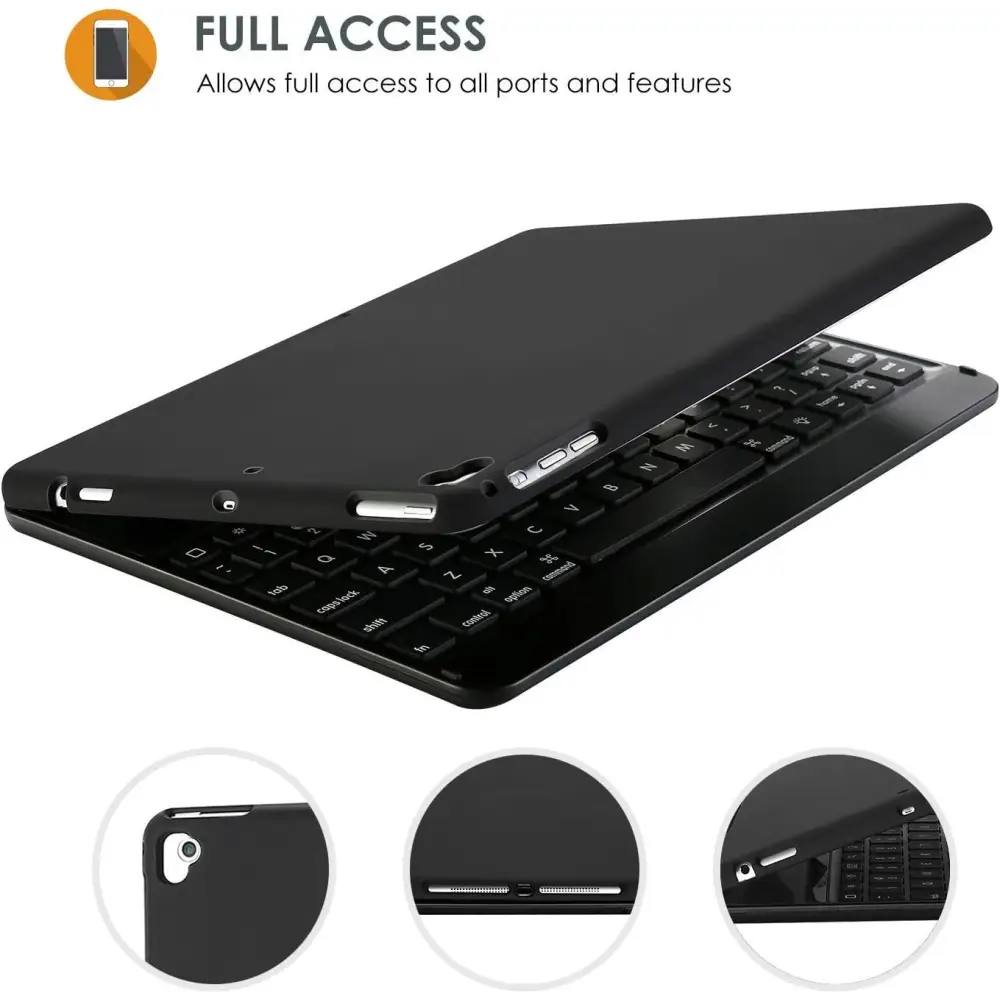 ProCase iPad 10.2 (2021 9th Gen/ 2020 8th 2019 7th Gen) Keyboard Case with 7 Colors Backlit 360° Rotation Protective