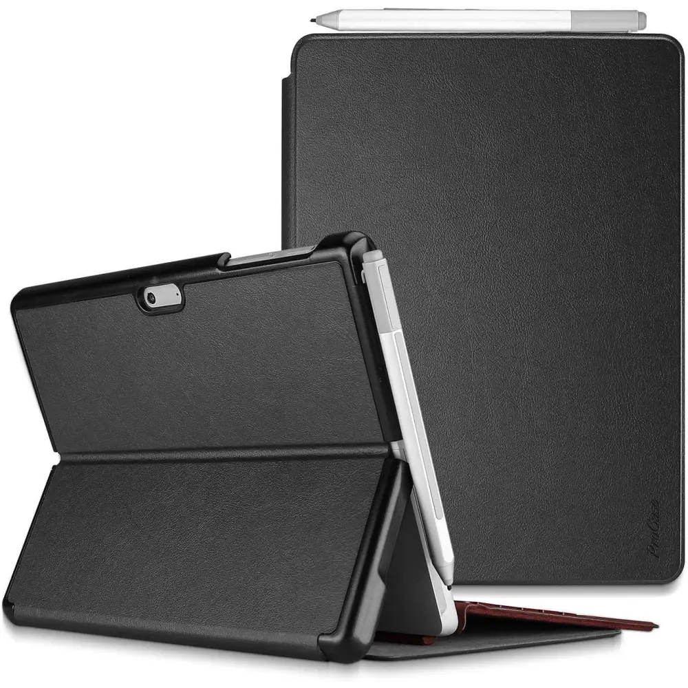 ProCase Microsoft Surface Pro 7 Plus / 6 / 5 /Pro 2017 / 4 / LTE Case Slim Light Smart Cover Stand with Built-in Pen