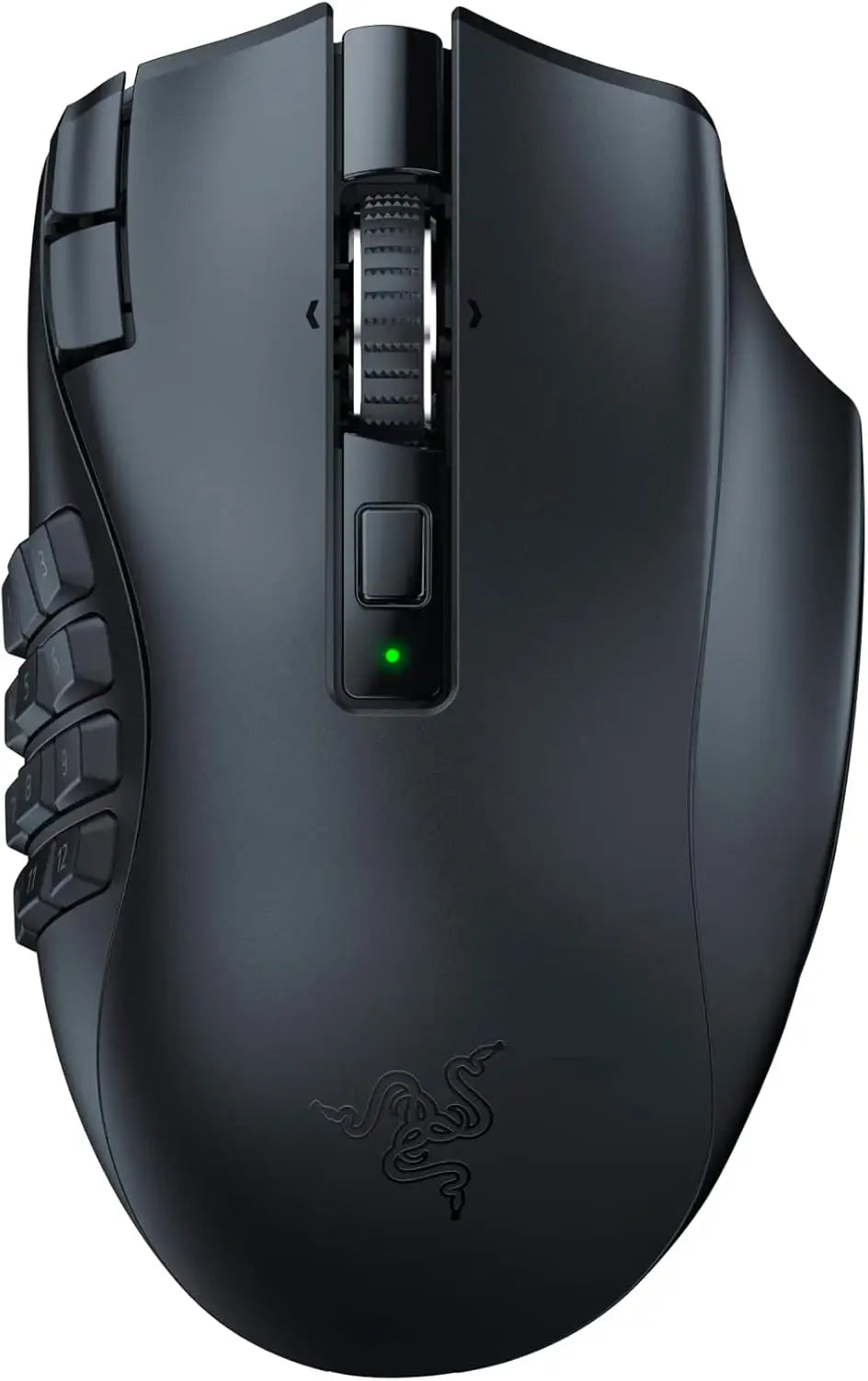Razer Naga V2 HyperSpeed Wireless MMO Gaming Mouse: 19 Programmable Buttons - HyperScroll Technology - Focus Pro 30K