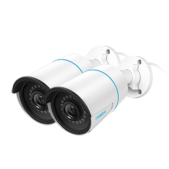 Reolink 5MP PoE IP Camera with Person/Vehicle Detection RLC-510A 2-Pack (White) - Refurbished