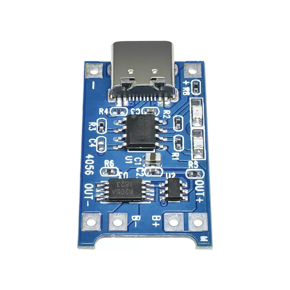 TP4056 Lithium Battery Charger Module 1A Portable Battery Charger Panel Type C Micro USB 4.5V-5V for Lithium Batteries
