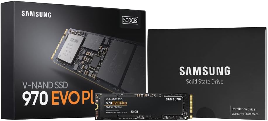 SAMSUNG 970 EVO Plus SSD 500GB NVMe M.2 Internal Solid State Drive