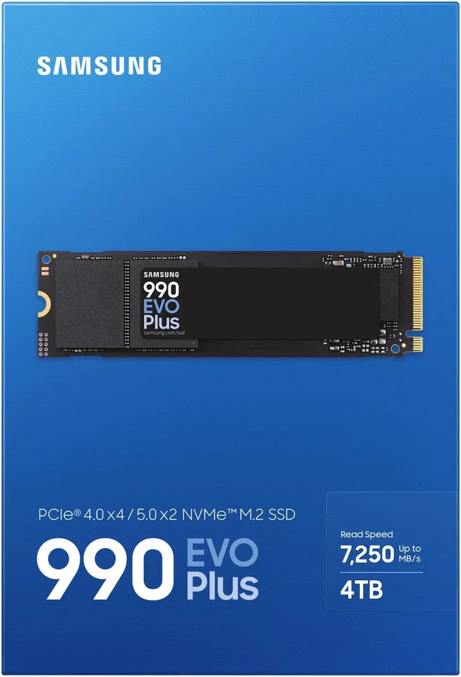 Samsung 990 EVO PLUS M.2 4TB NVMe Gen4 SSD