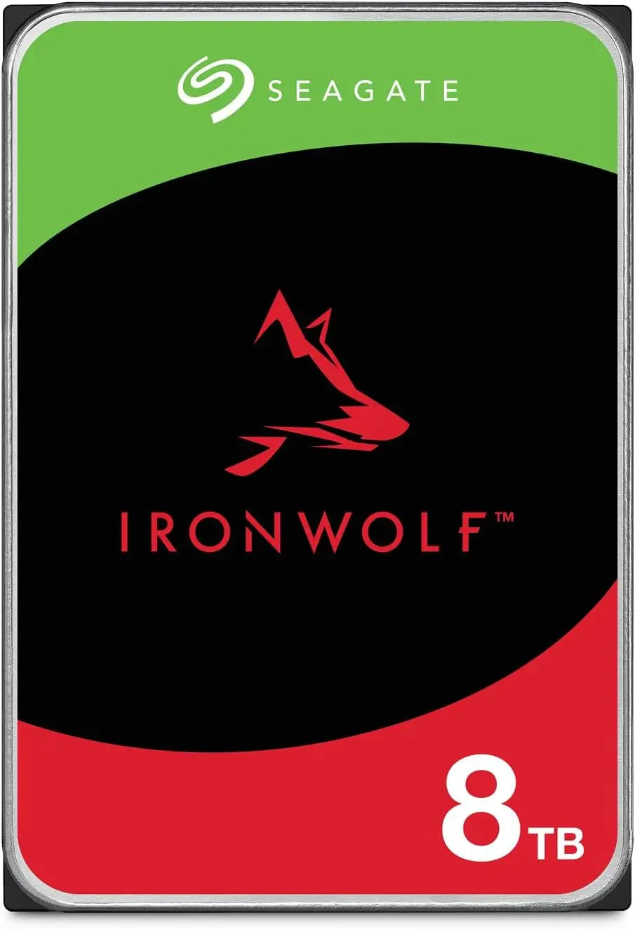 Seagate IronWolf 8TB NAS Internal Hard Drive HDD – 3.5 Inch SATA 6Gb/s 7200 RPM 256MB Cache for RAID Network Attached