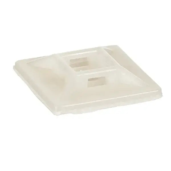 Self Adhesive Mount 28mm x - White - 100pk