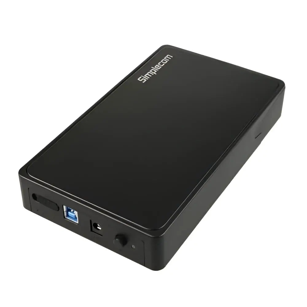 Simplecom SE325-black Tool Free 3.5’’ SATA HDD to USB 3.0 Hard Drive Enclosure