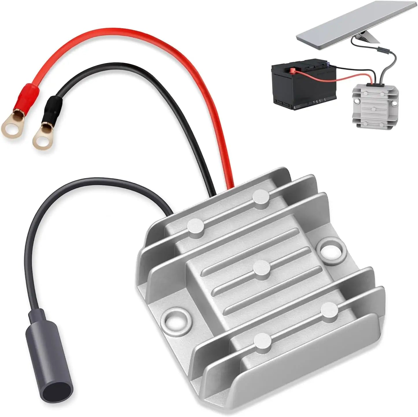 Starlink Mini 12V Adapter Power Cord - 12/24V (9-28V) to 30V 3.5A DC Step-Up Converter with 5521 Female Output