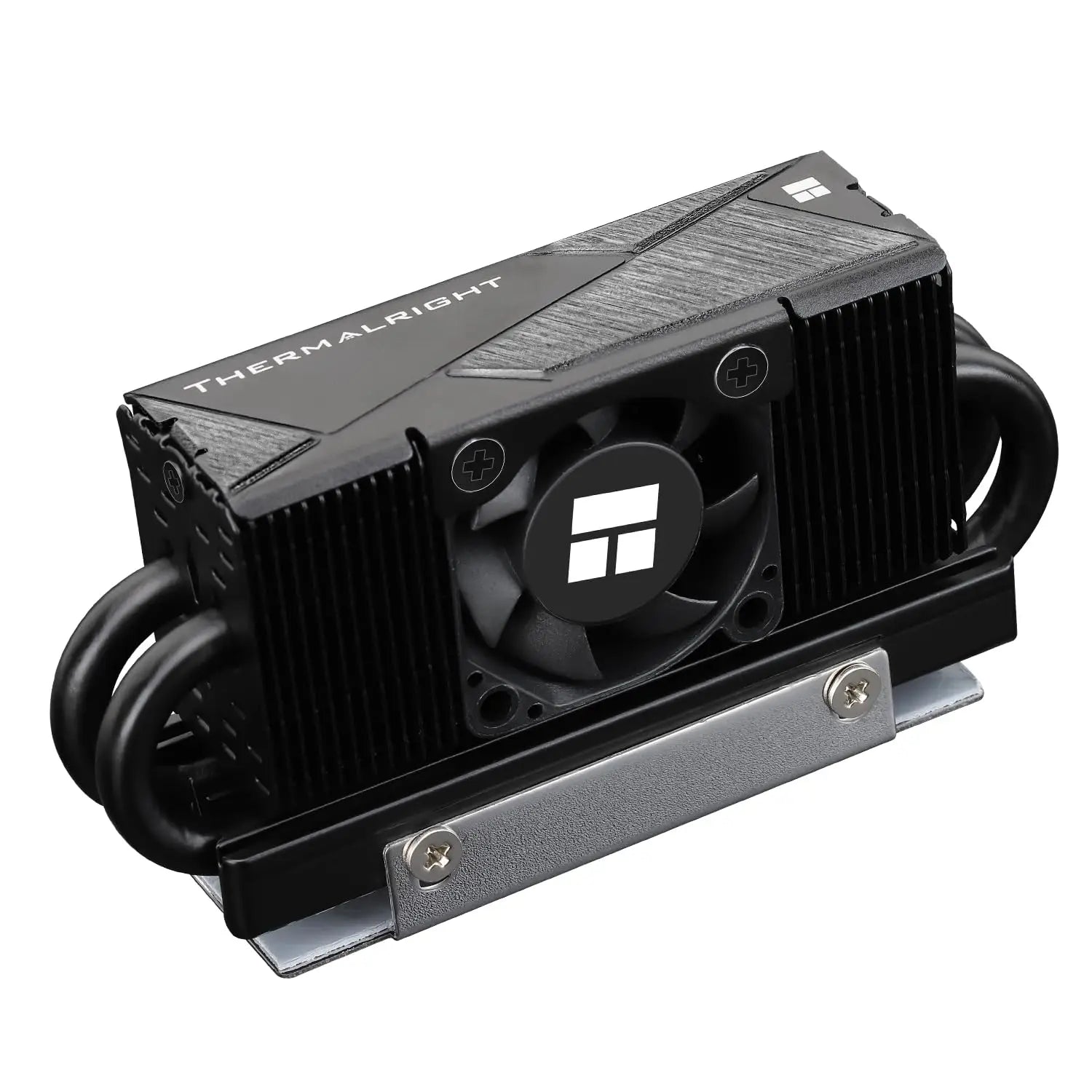 Thermalright HR10 2280 PRO Black SSD Heatsink Cooling with Double-Sided Heat Sink and High Speed PWM Fan for PC