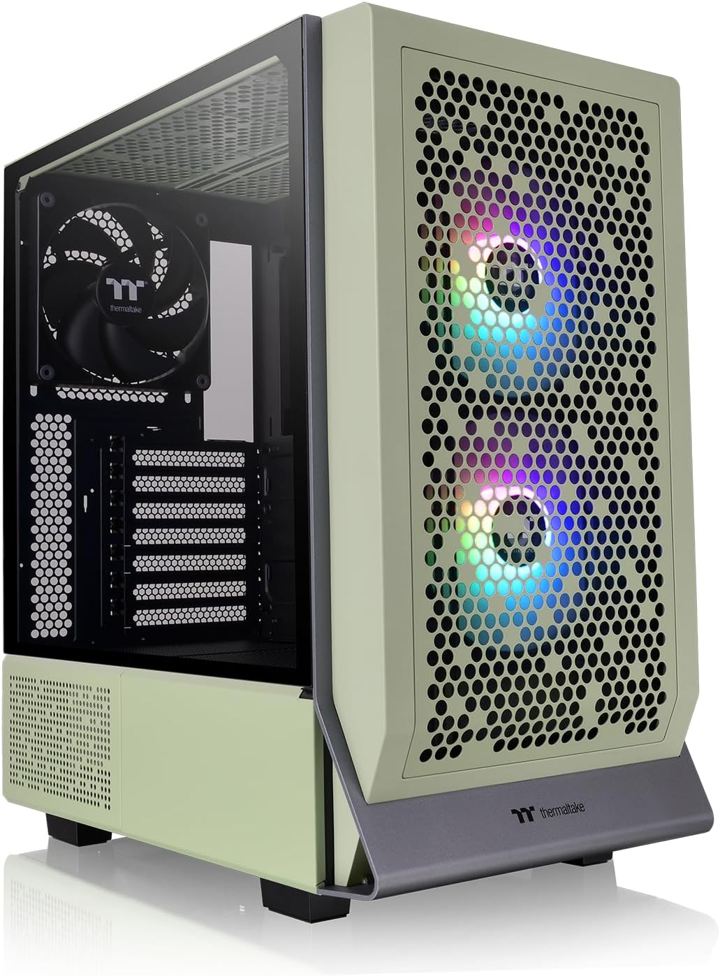 Thermaltake Ceres 300 Tempered Glass ARGB Mid Tower E-ATX Case Matcha Green Edition CA-1Y2-00MEWN-00