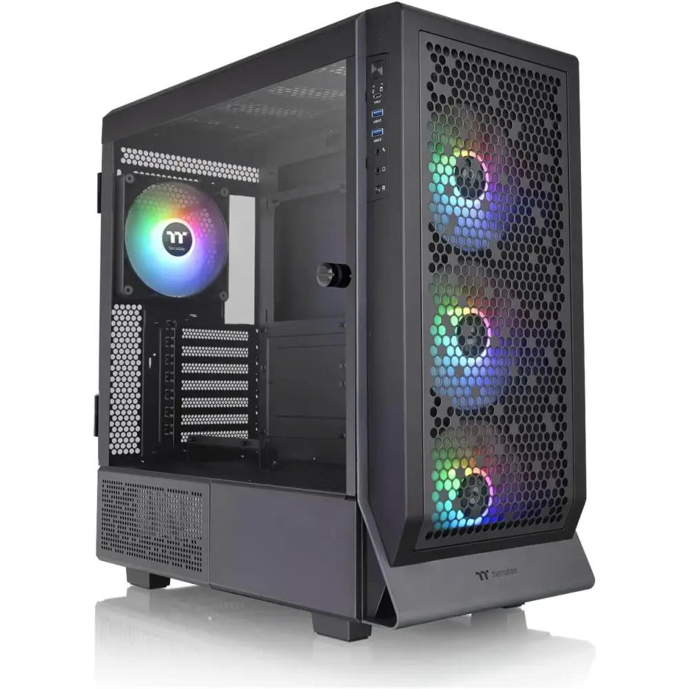 Thermaltake Ceres 500 Tempered Glass ARGB Mid Tower E-ATX Case Black Edition CA-1X5-00M1WN-00