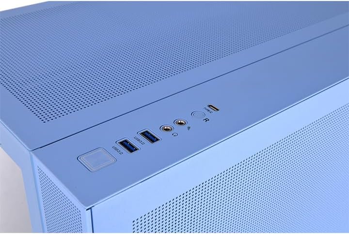 Thermaltake View 380 Tempered Glass ARGB Mid Tower Case Hydrangea Blue Edition CA-1Z2-00MFWN-00