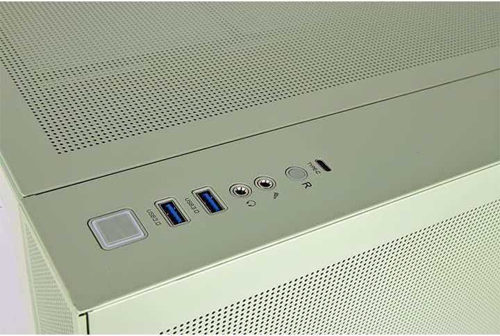 Thermaltake View 380 Tempered Glass ARGB Mid Tower Case Matcha Green Edition CA-1Z2-00MEWN-00