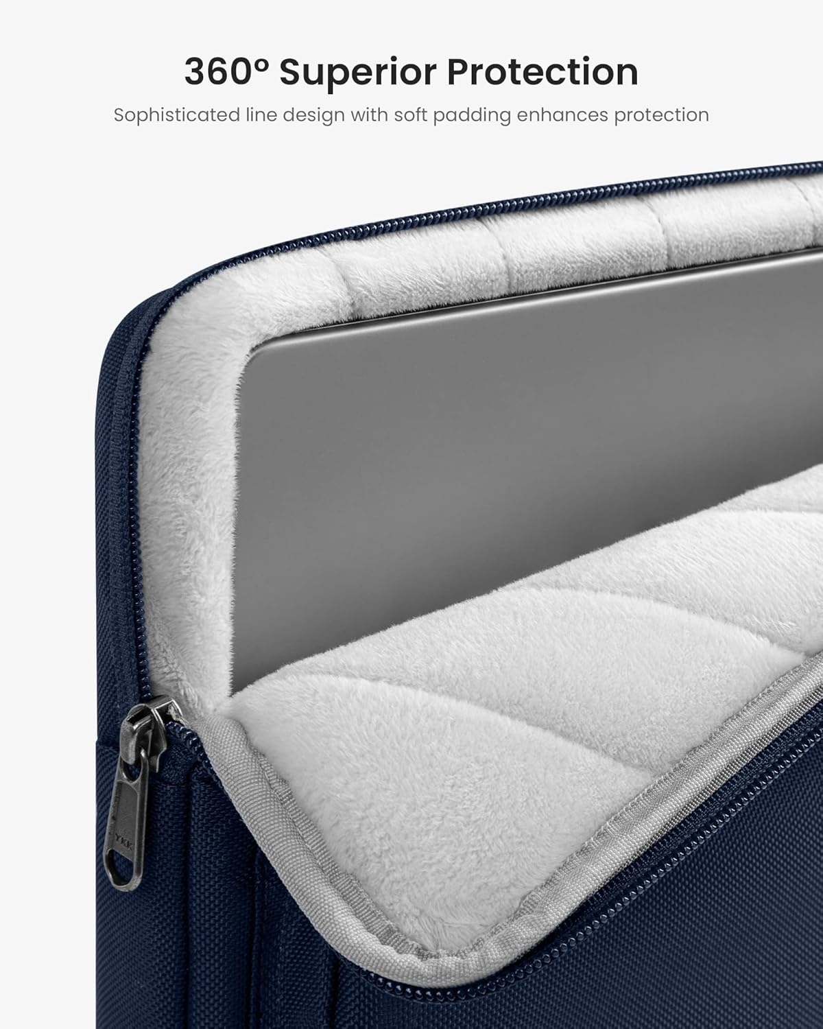 tomtoc 15.6-inch Laptop Shoulder Case Military-grade Protection Sleeve for 15.6’’ Acer Aspire 3/5/7 Chromebook Lenovo