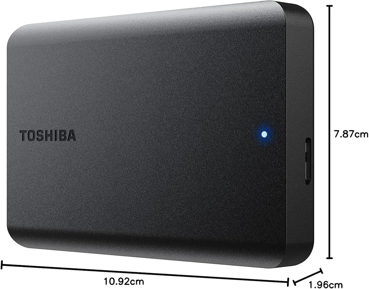 Toshiba Canvio Basics 1TB Portable External Hard Drive USB 3.0 Black