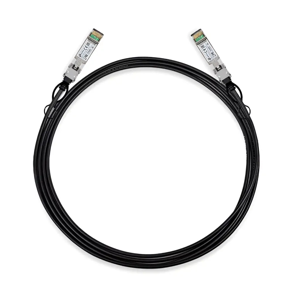 TP-Link SM5220-3M 3 Meter 10G SFP+ Direct Attach Cable Drives 10 Gigabit Ethernet Connector on Both Sides (Replaces