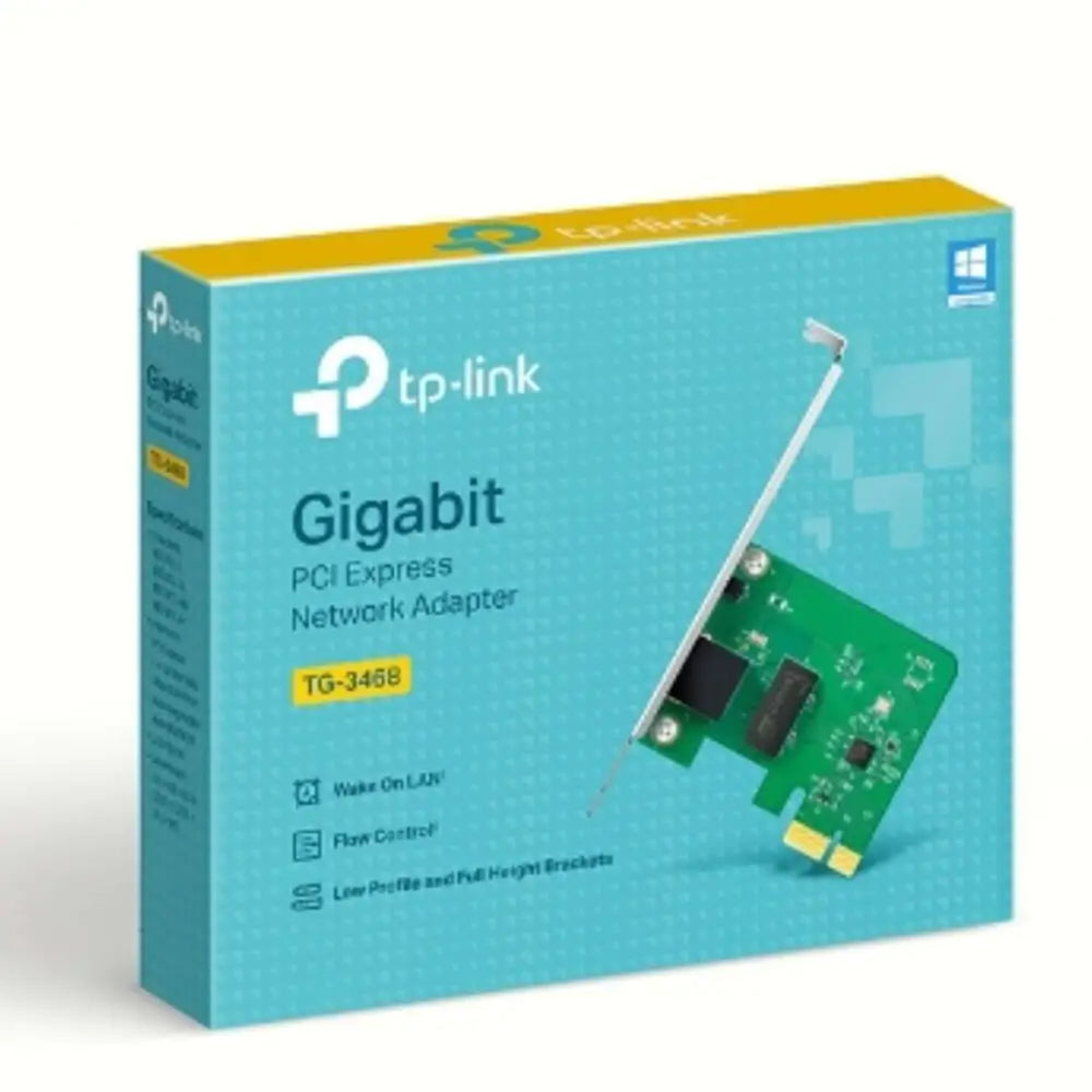 TP-Link TG-3468 Gigabit PCI-e Express LAN Adapter Card 10/100/1000 Realtek