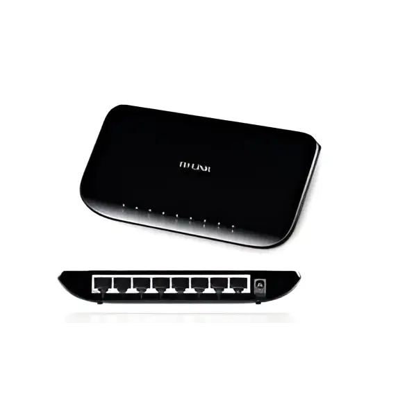 TP-Link TL-SG1008D 8-Port Gigabit Unmanaged Switch Desktop Wall-Mounting Plastic Case Fanless Supports MAC address