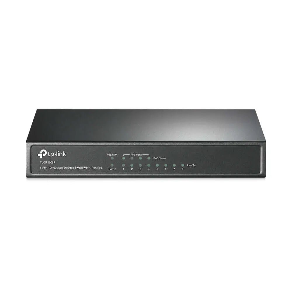 TP-Link TL-SG1008P 8-Port Gigabit Desktop Unmanaged Switch with 4-Port PoE 64W IEEE 802.3af Up to for all ports,Up