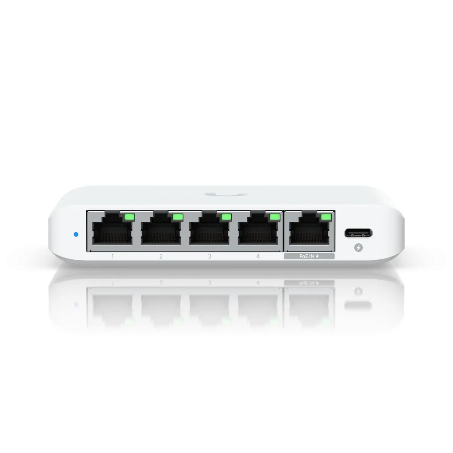 Ubiquiti Flex Mini 2.5G (4) 2.5 GbE Ports (1) PoE Input Port for Power,