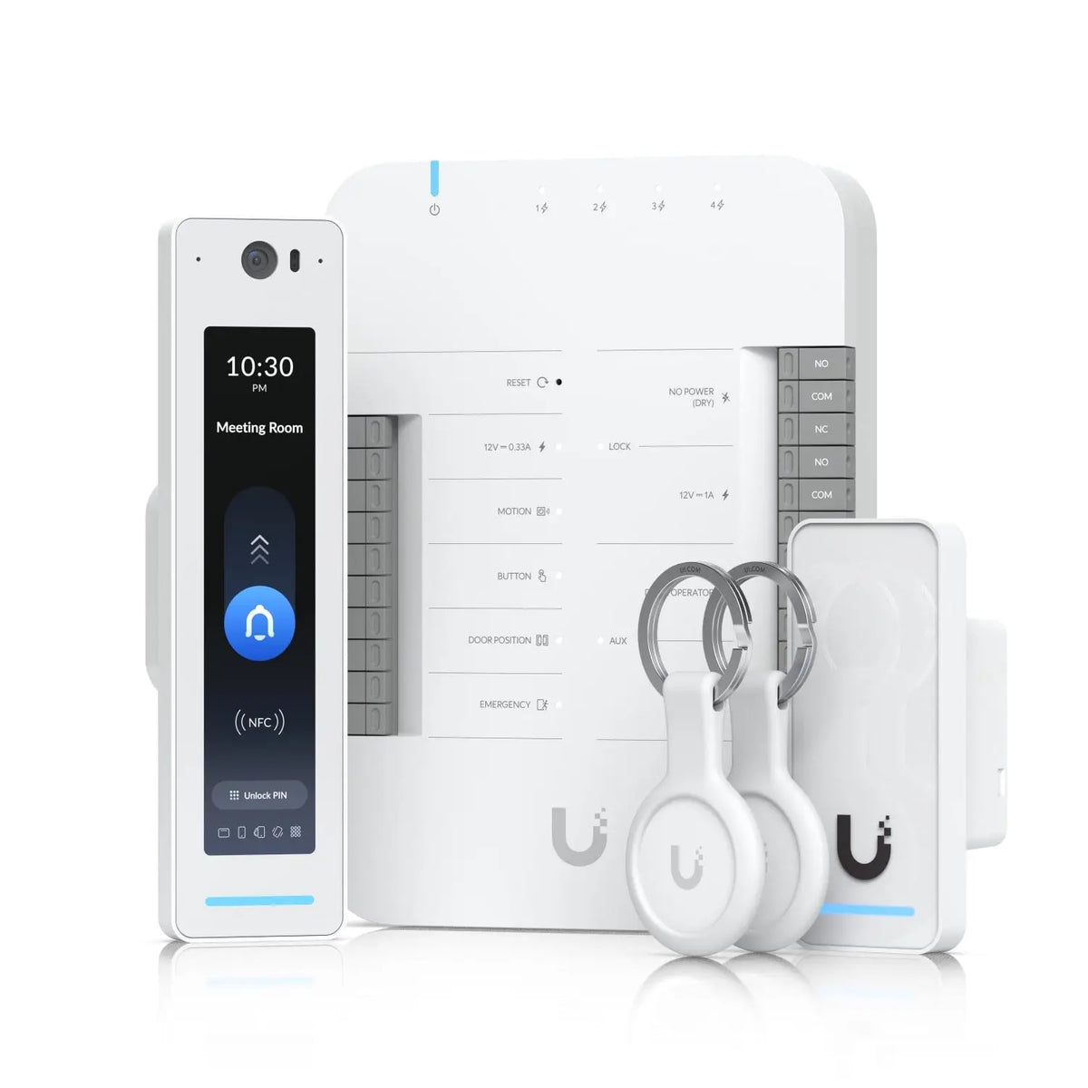 Ubiquiti G3 Starter Kit Pro Provides Complete Entry &Exit Control For Single Door With 2 Readers &Apple Touch Pass