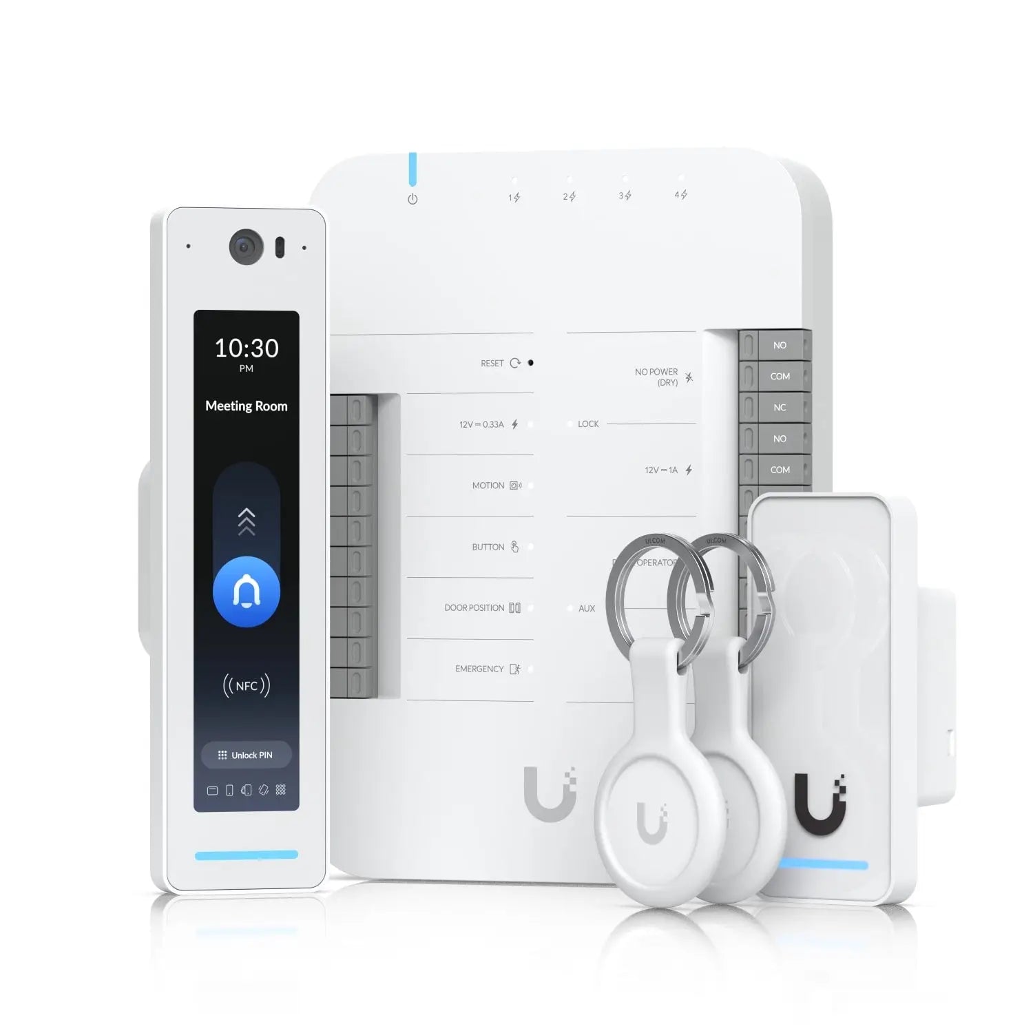 Ubiquiti G3 Starter Kit Pro Provides Complete Entry &Exit Control For Single Door With 2 Readers &Apple Touch Pass