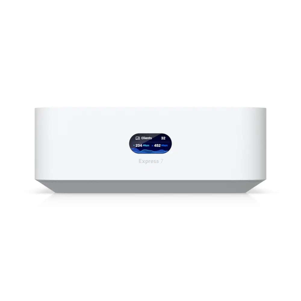 Ubiquiti UniFi Express 7 Mesh-scalable Super-compact 10G Cloud Gateway Integrated WiFi With 6 GHz support 140 m²