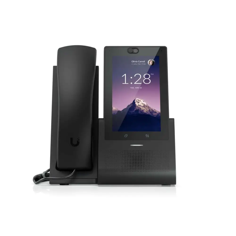 Ubiquiti UniFi Talk Phone Touch,Versatile Desktop Smartphone Eliminates,Learning Curve 5 Touch Display Bluetooth