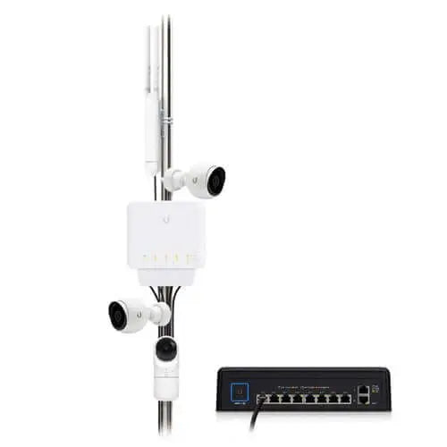 Ubiquiti UniFi USW Flex - Managed Layer 2 Gigabit Switch with Auto-sensing 802.3af PoE Support. 1x In 4x Out 2Yr Warr