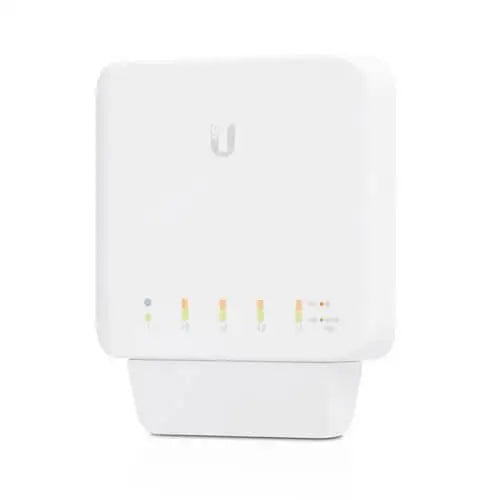 Ubiquiti UniFi USW Flex - Managed Layer 2 Gigabit Switch with Auto-sensing 802.3af PoE Support. 1x In 4x Out 2Yr Warr