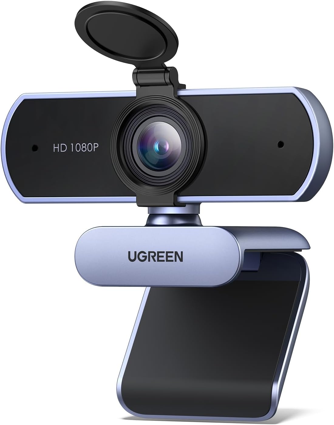 UGREEN 1080P Webcam with Microphone Full HD USB A Web Camera 85° FOV Noise-Canceling Plug and Play Auto Light