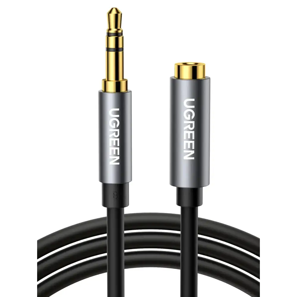 UGREEN 3.5mm Male to Female Extension Cable 2m (Black)
