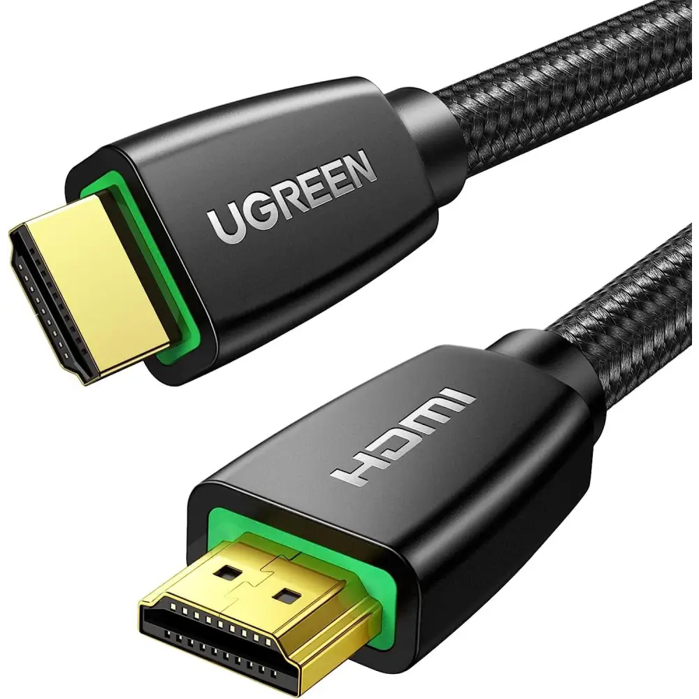 UGREEN 4K HDMI Cable 2M 2.0 Braided Cord 18Gbps High Speed with Ethernet Support 4K@60Hz HDCP 2.2 ARC 3D Compatible UHD